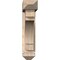 Ekena Millwork Merced Arts and Crafts Smooth Bracket w/ Offset Brace, Douglas Fir, 5 1/2"W x 24"D x 24"H BKT0604X24X24MRC03SDF - alternate 4